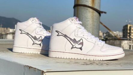 Oski x Nike SB Dunk High ‘Shark’ Wit Releasedatum